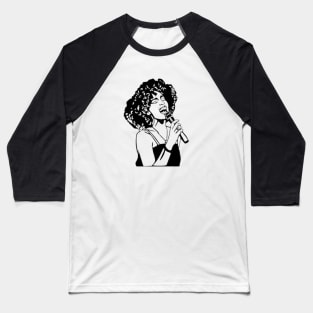 Whitney Houston Baseball T-Shirt